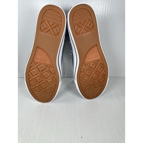 Size 10 Converse Chuck Taylor All Star Malden Street Mid Blue Mens A11452C NEW - Picture 8 of 9